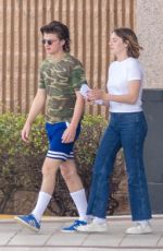 MAYA HAWKE and Joe Keery on the Set of Stranger Things in Duluth 05/18/2018