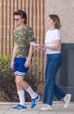 MAYA HAWKE and Joe Keery on the Set of Stranger Things in Duluth 05/18/2018