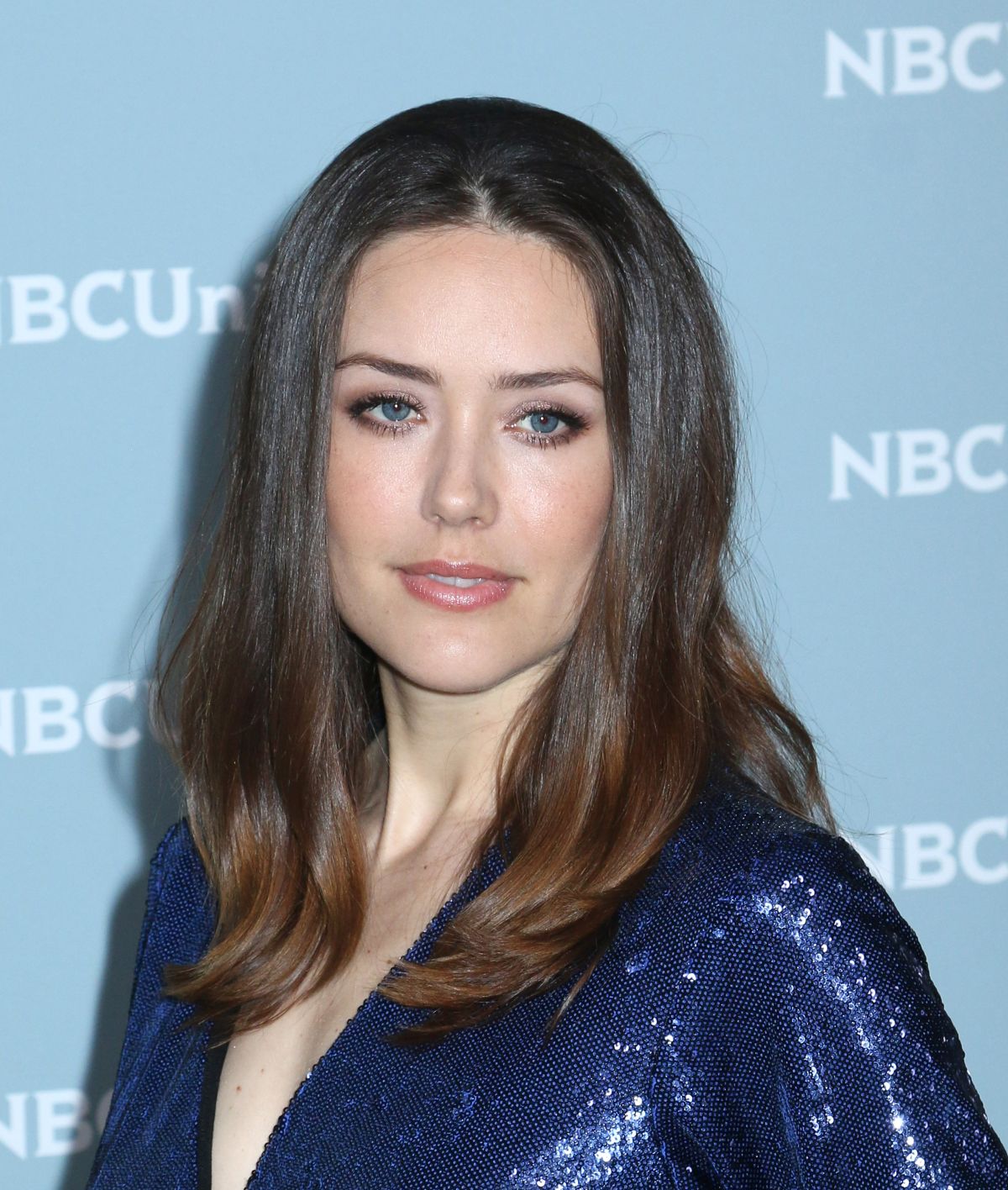 MEGAN BOONE at NBCUniversal Upfront Presentation in New York 05/14/2018.