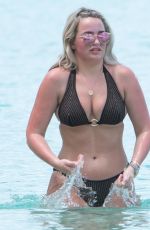 MEGAN DAVISON in Bikini at a Beach in Barbados 05/15/2018