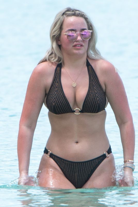 MEGAN DAVISON in Bikini at a Beach in Barbados 05/15/2018