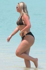 MEGAN DAVISON in Bikini at a Beach in Barbados 05/15/2018