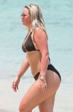MEGAN DAVISON in Bikini at a Beach in Barbados 05/15/2018