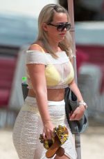 MEGAN DAVISON in Bikini at a Beach in Barbados 05/16/2018