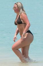 MEGAN DAVISON in Bikini on the Beach in Barbados 05/15/2018