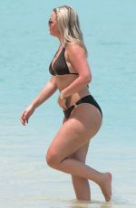 MEGAN DAVISON in Bikini on the Beach in Barbados 05/15/2018