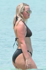 MEGAN DAVISON in Bikini on the Beach in Barbados 05/15/2018