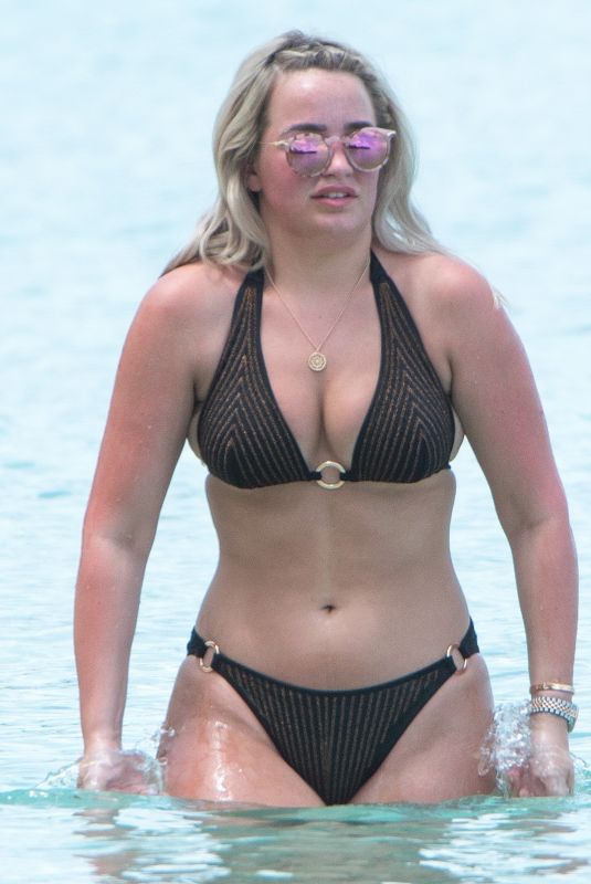 MEGAN DAVISON in Bikini on the Beach in Barbados 05/15/2018