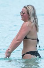 MEGAN DAVISON in Bikini on the Beach in Barbados 05/15/2018
