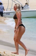 MEGAN DAVISON in Bikini on the Beach in Barbados 05/15/2018