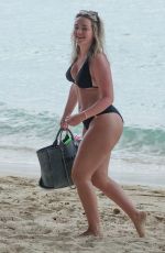 MEGAN DAVISON in Bikini on the Beach in Barbados 05/19/2018