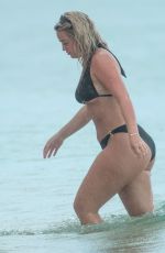 MEGAN DAVISON in Bikini on the Beach in Barbados 05/19/2018