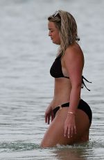 MEGAN DAVISON in Bikini on the Beach in Barbados 05/19/2018