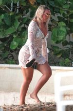 MEGAN DAVISON on the Beach in Barbados 05/17/2018