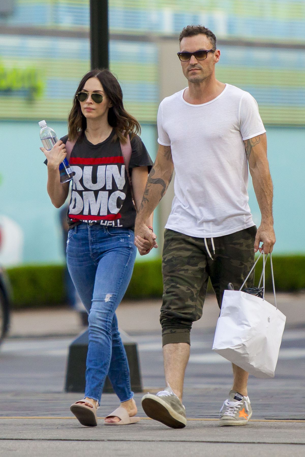 MEGAN FOX and Brian Austin Green Out in New Orleans 05/15/2018.