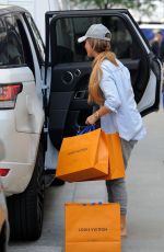 MEGAN MCKENNA Leaves Louis Vuitton Store in London 05/04/2018