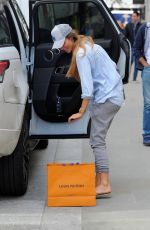 MEGAN MCKENNA Leaves Louis Vuitton Store in London 05/04/2018