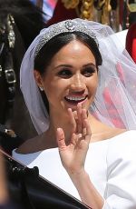 MEGHAN MARKLE and Prince Harry at Royal Wedding at Windsor Castle 05/19/2018
