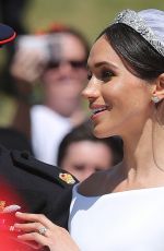MEGHAN MARKLE and Prince Harry at Royal Wedding at Windsor Castle 05/19/2018