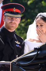 MEGHAN MARKLE and Prince Harry at Royal Wedding at Windsor Castle 05/19/2018