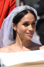 MEGHAN MARKLE and Prince Harry at Royal Wedding at Windsor Castle 05/19/2018