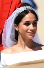 MEGHAN MARKLE and Prince Harry at Royal Wedding at Windsor Castle 05/19/2018