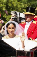 MEGHAN MARKLE and Prince Harry at Royal Wedding at Windsor Castle 05/19/2018