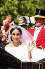 MEGHAN MARKLE and Prince Harry at Royal Wedding at Windsor Castle 05/19/2018