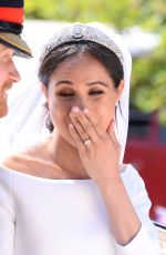 MEGHAN MARKLE and Prince Harry at Royal Wedding at Windsor Castle 05/19/2018