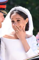 MEGHAN MARKLE and Prince Harry at Royal Wedding at Windsor Castle 05/19/2018
