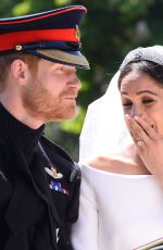 MEGHAN MARKLE and Prince Harry at Royal Wedding at Windsor Castle 05/19/2018