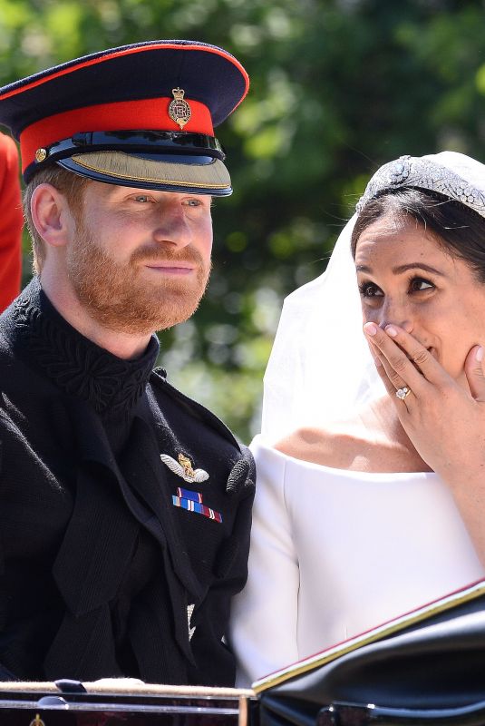 MEGHAN MARKLE and Prince Harry at Royal Wedding at Windsor Castle 05/19/2018