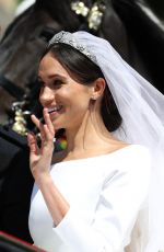 MEGHAN MARKLE and Prince Harry at Royal Wedding at Windsor Castle 05/19/2018