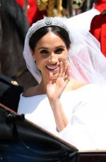 MEGHAN MARKLE and Prince Harry at Royal Wedding at Windsor Castle 05/19/2018