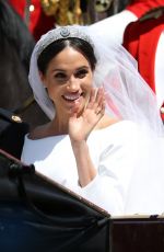 MEGHAN MARKLE and Prince Harry at Royal Wedding at Windsor Castle 05/19/2018