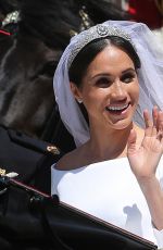 MEGHAN MARKLE and Prince Harry at Royal Wedding at Windsor Castle 05/19/2018