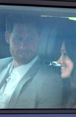 MEGHAN MARKLE and Prince Harry Leavines Kensington Palace 05/18/2018