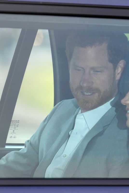 MEGHAN MARKLE and Prince Harry Leavines Kensington Palace 05/18/2018