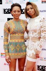 MELANIE BROWN and PHOENIX CHI GULZAR at LGBT Awards 2018 in London 05/11/2018