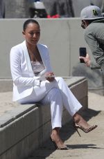 MELANIE BROWN at Today Show Hosted by Kathie Gifford & Hoda at Venice Beach 05/25/2018