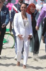 MELANIE BROWN at Today Show Hosted by Kathie Gifford & Hoda at Venice Beach 05/25/2018