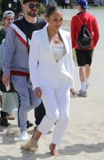 MELANIE BROWN at Today Show Hosted by Kathie Gifford & Hoda at Venice Beach 05/25/2018