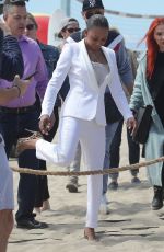 MELANIE BROWN at Today Show Hosted by Kathie Gifford & Hoda at Venice Beach 05/25/2018