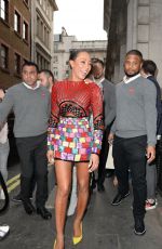 MELANIE BROWN Leaves Hello! Magazine x Dover Street Market Anniversary Party in London 05/09/2018