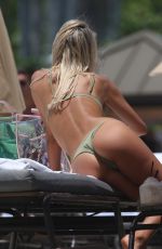 MELISSA CASTAGNOLI in Bikini at a Beach in Miami 05/26/2018
