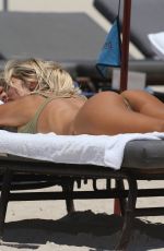 MELISSA CASTAGNOLI in Bikini at a Beach in Miami 05/26/2018