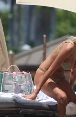 MELISSA CASTAGNOLI in Bikini at a Beach in Miami 05/26/2018