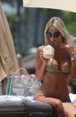 MELISSA CASTAGNOLI in Bikini at a Beach in Miami 05/26/2018
