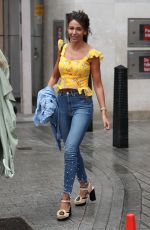 MICHELLE KEEGAN in Jeans Leaves BBC Radio in London 05/29/2018
