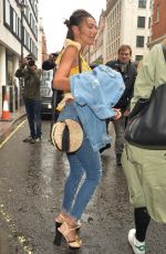 MICHELLE KEEGAN in Jeans Leaves BBC Radio in London 05/29/2018